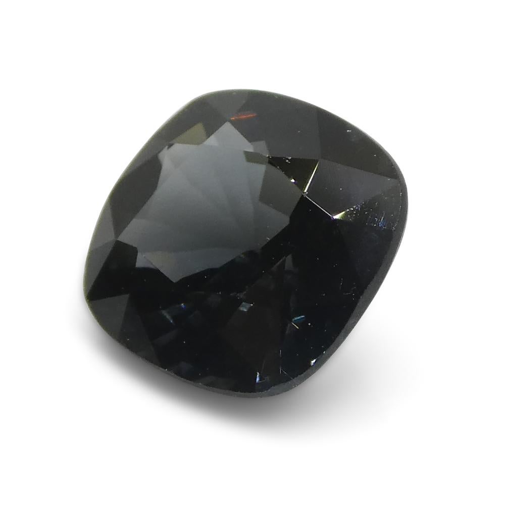 3,31ct Spinello blu rettangolare a cuscino dalla Birmania in vendita 5