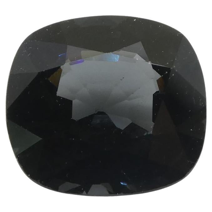 3,31ct Spinello blu rettangolare a cuscino dalla Birmania