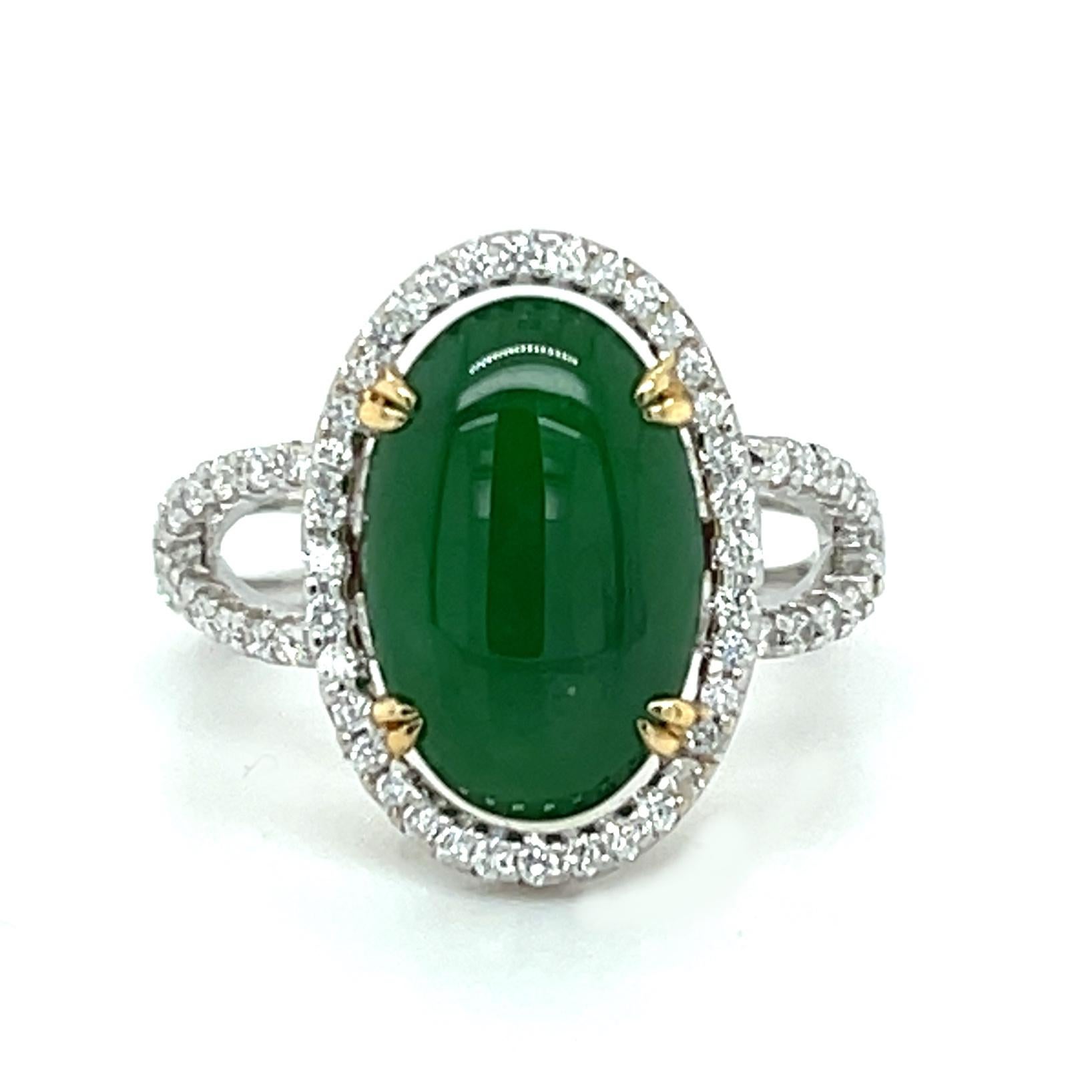 imperial jade engagement ring