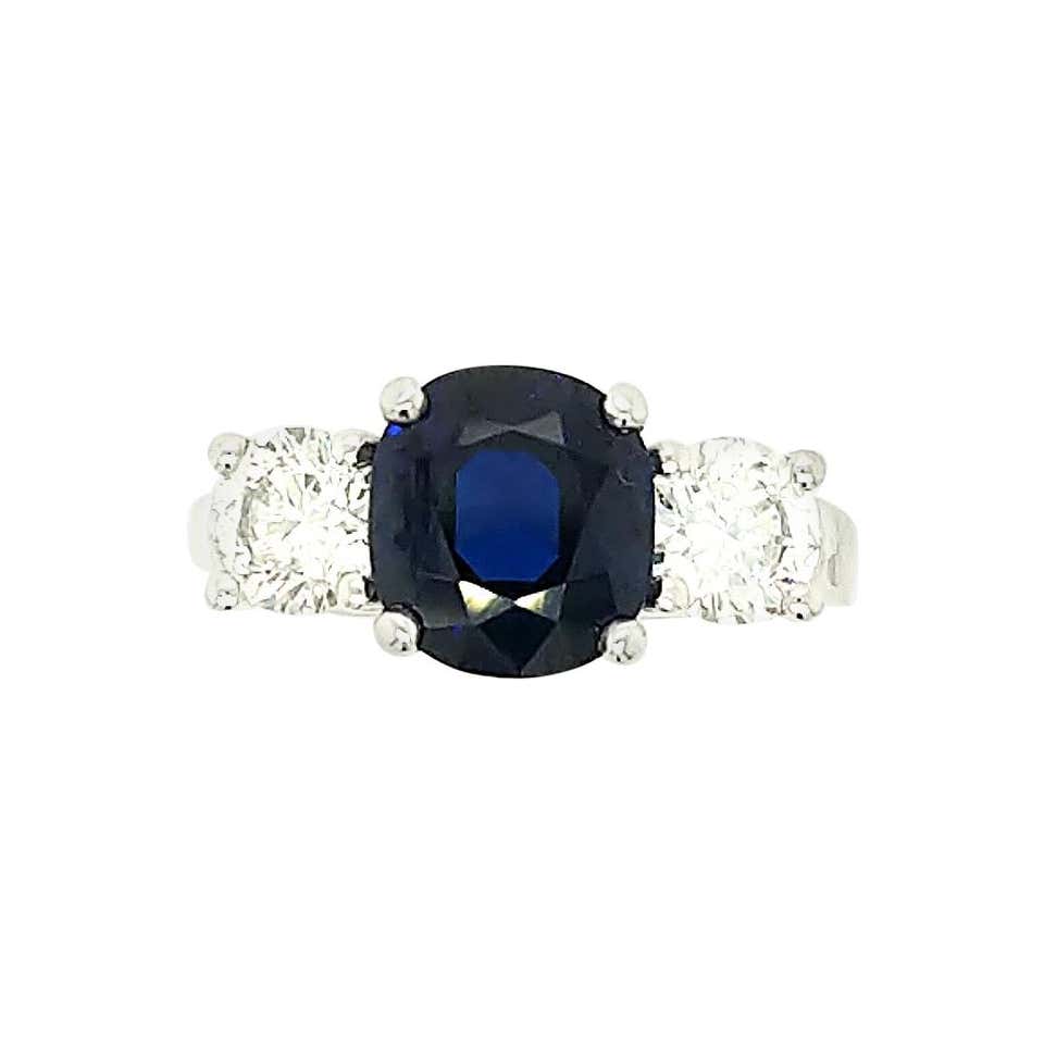 Antique Sapphire and Diamond Three-Stone Rings - 2,886 For Sale at ...