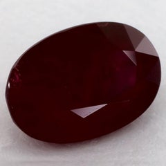3.32 Ct Ruby Oval Loose Gemstone