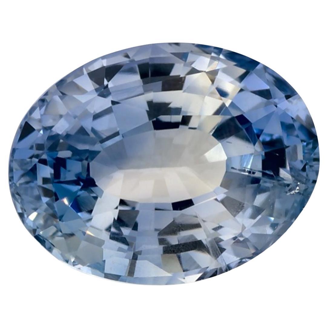 3.33 Ct Blue Sapphire Oval Loose Gemstone