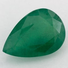 3.33 Ct Emerald Pear Loose Gemstone