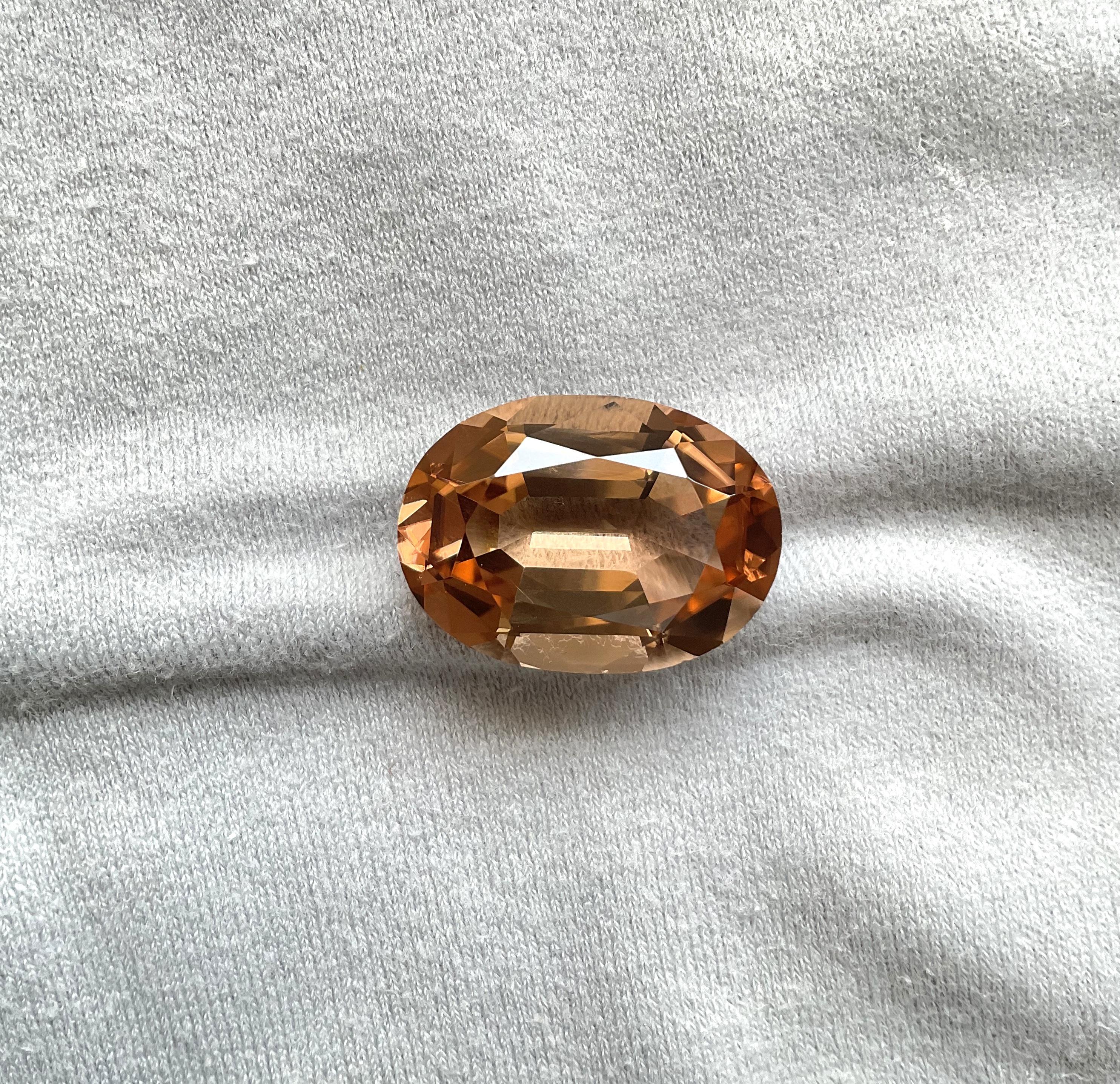 33.37 Carats Top Quality Tourmaline Oval Cut Stone Fine Jewelry Natural Gemstone In New Condition For Sale In Jaipur, RJ