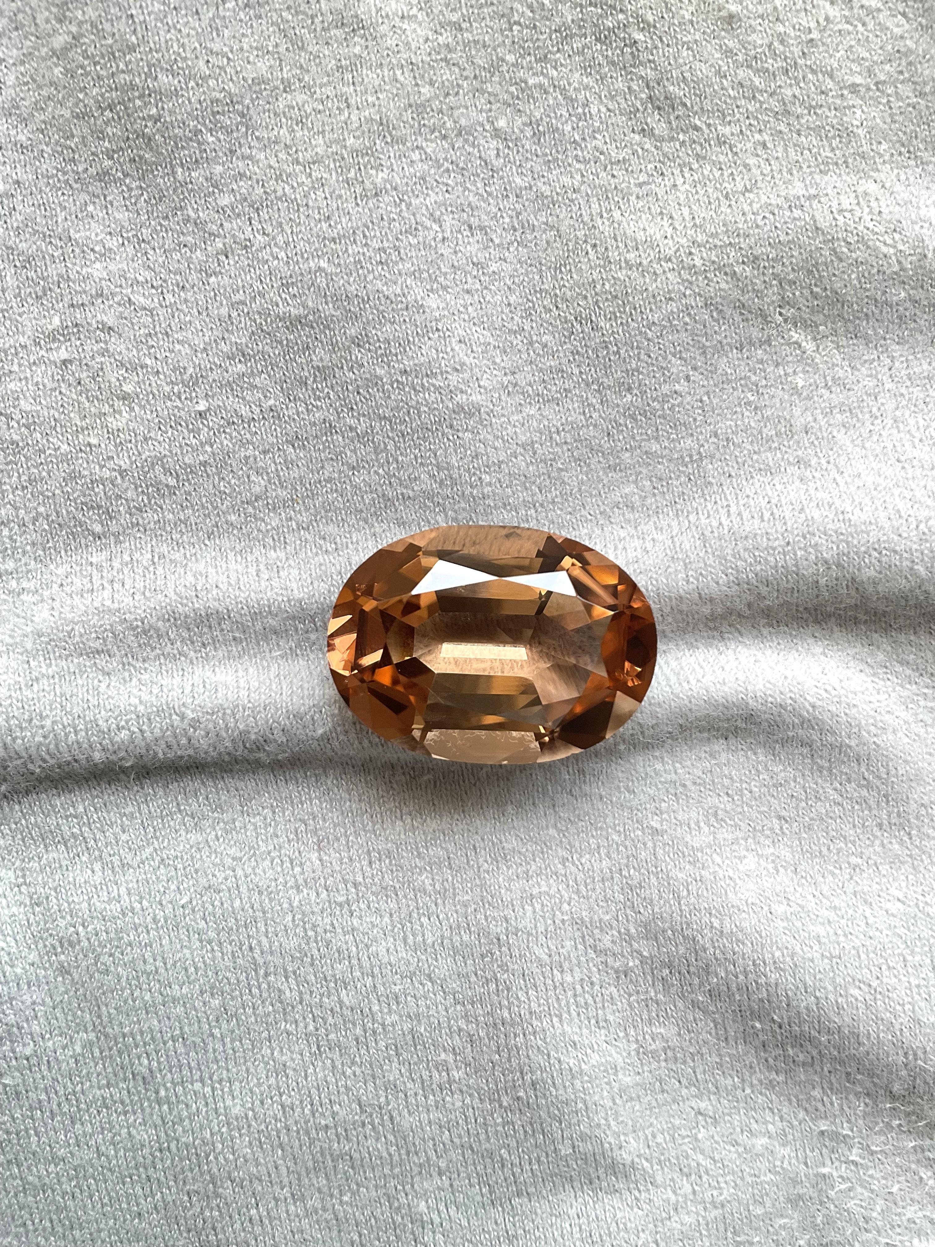33.37 Carats Top Quality Tourmaline Oval Cut Stone Fine Jewelry Natural Gemstone Neuf - En vente à Jaipur, RJ