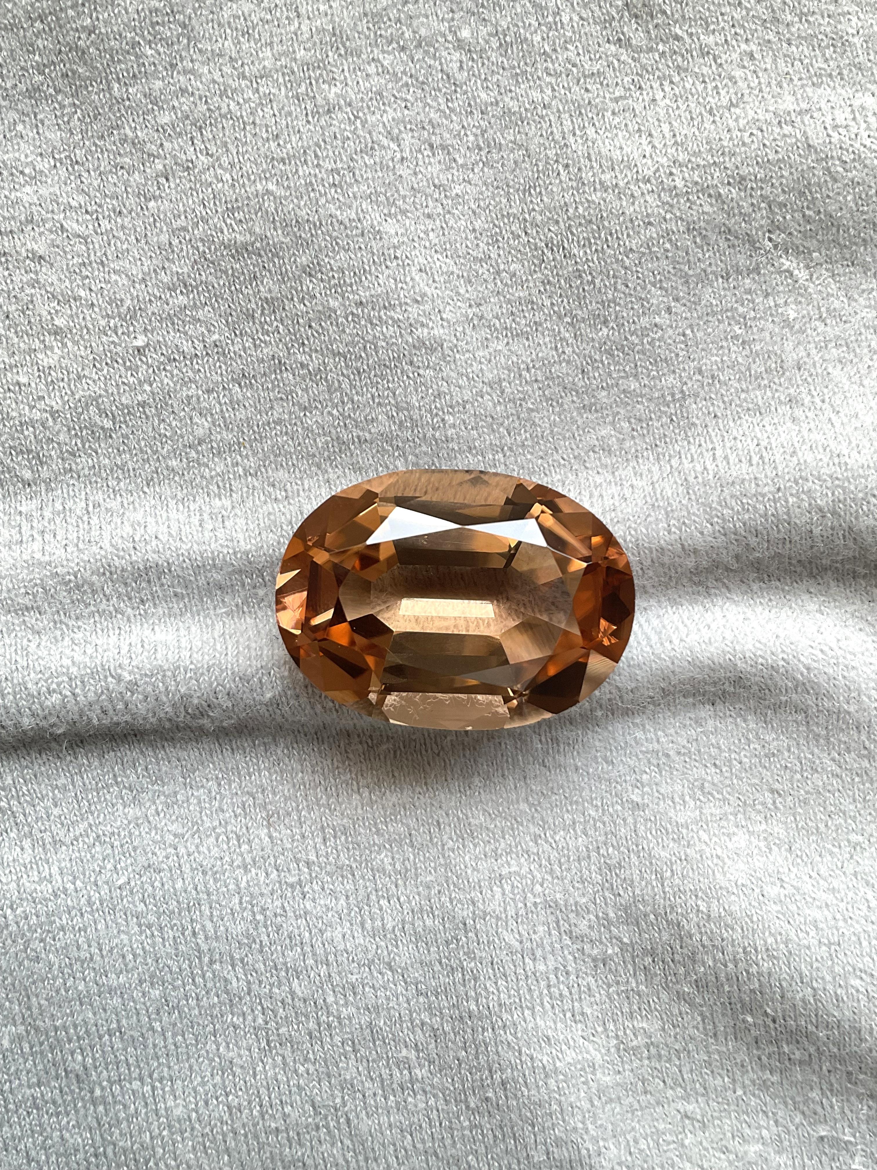 33.37 Carats Top Quality Tourmaline Oval Cut Stone Fine Jewelry Natural Gemstone Unisexe en vente