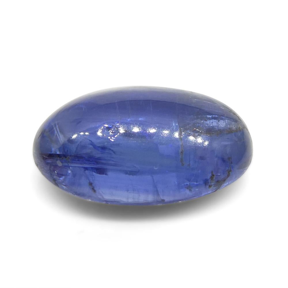 3.33ct Oval Cabochon Blue Kyanite from Brazil  For Sale 7