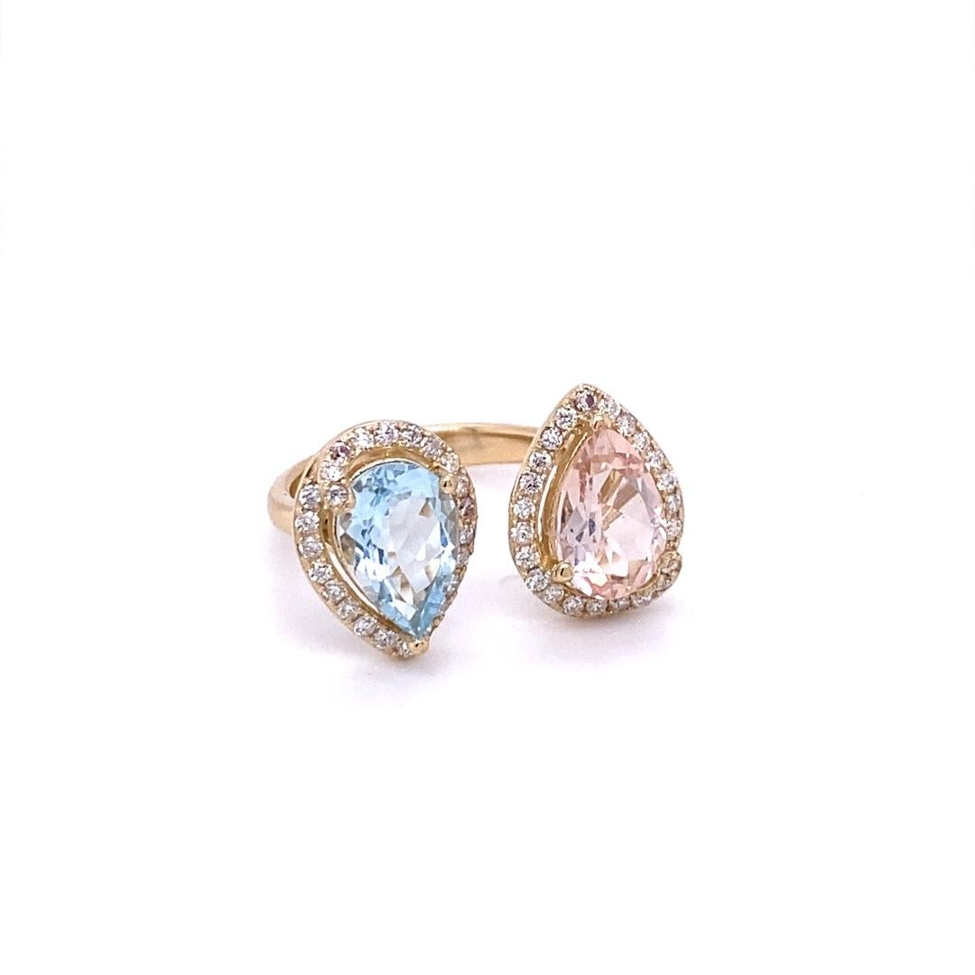 3.34 Carat Two Stone 