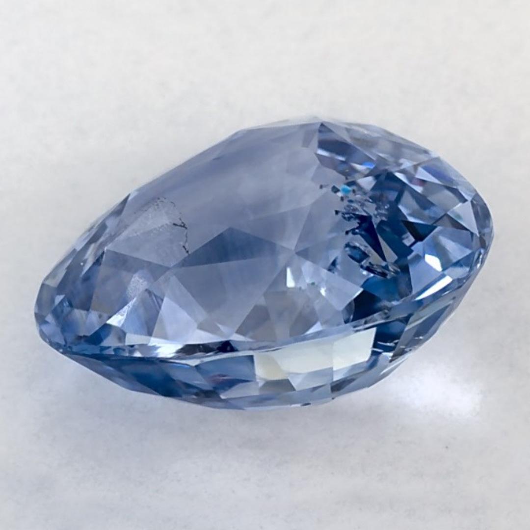 Gemma sciolta con cuore di zaffiro blu da 3,34 carati In condizioni Nuovo in vendita a Fort Lee, NJ