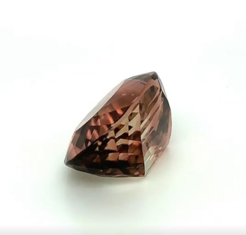 33,40 Karat Bi-Color Turmalin Oval, nicht gefasst Loser Edelstein im Angebot 1