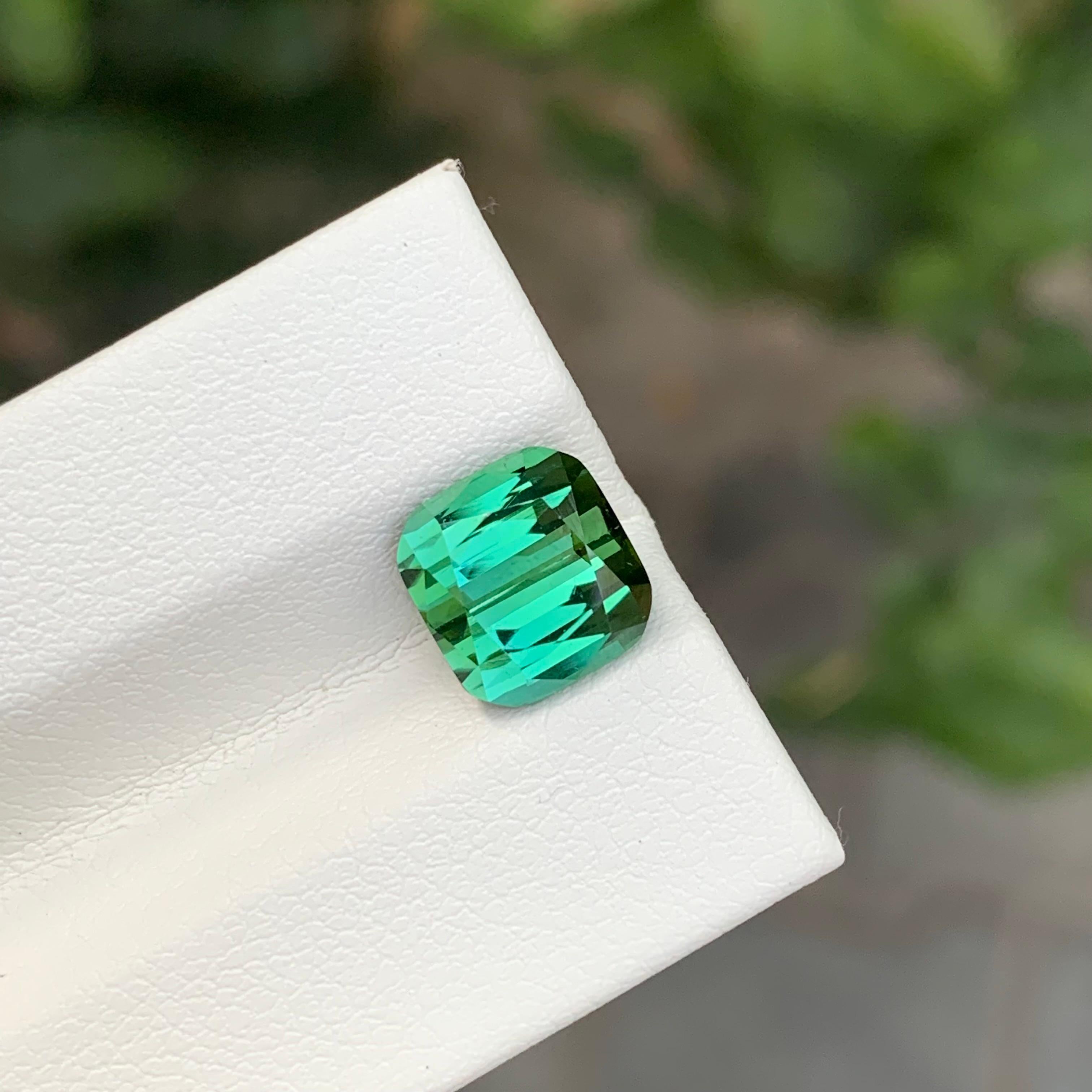 Turmalina verde azul facetada

Peso: 3,35 quilates
Dimensiones: 7,9 x 8,3 x 5,9 Mm
Color: Azul Verde 
Tratamiento: No
Certificado: A petición del cliente
Forma: Cojín


La turmalina es una piedra preciosa cautivadora conocida por su notable variedad