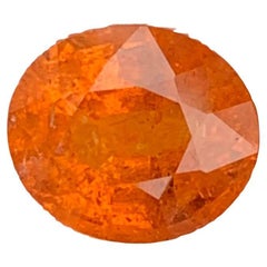 3.35 Carat Natural Loose Fanta Spessartite Garnet Cushion Shape Gemstone