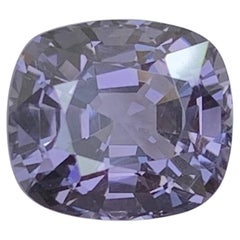 3.35 Carati di Spinello Grigio Naturale Sciolto Pietra Gemma Burmese Taglio Cuscino