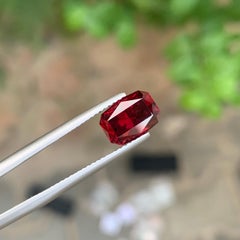 3.35 Carat Natural Loose Rhodolite Garnet Fancy Cut Gemstone