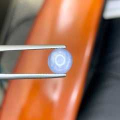 3.35 Carat Natural Loose Star Sapphire Stone Round Cut Sri Lankan Gemstone