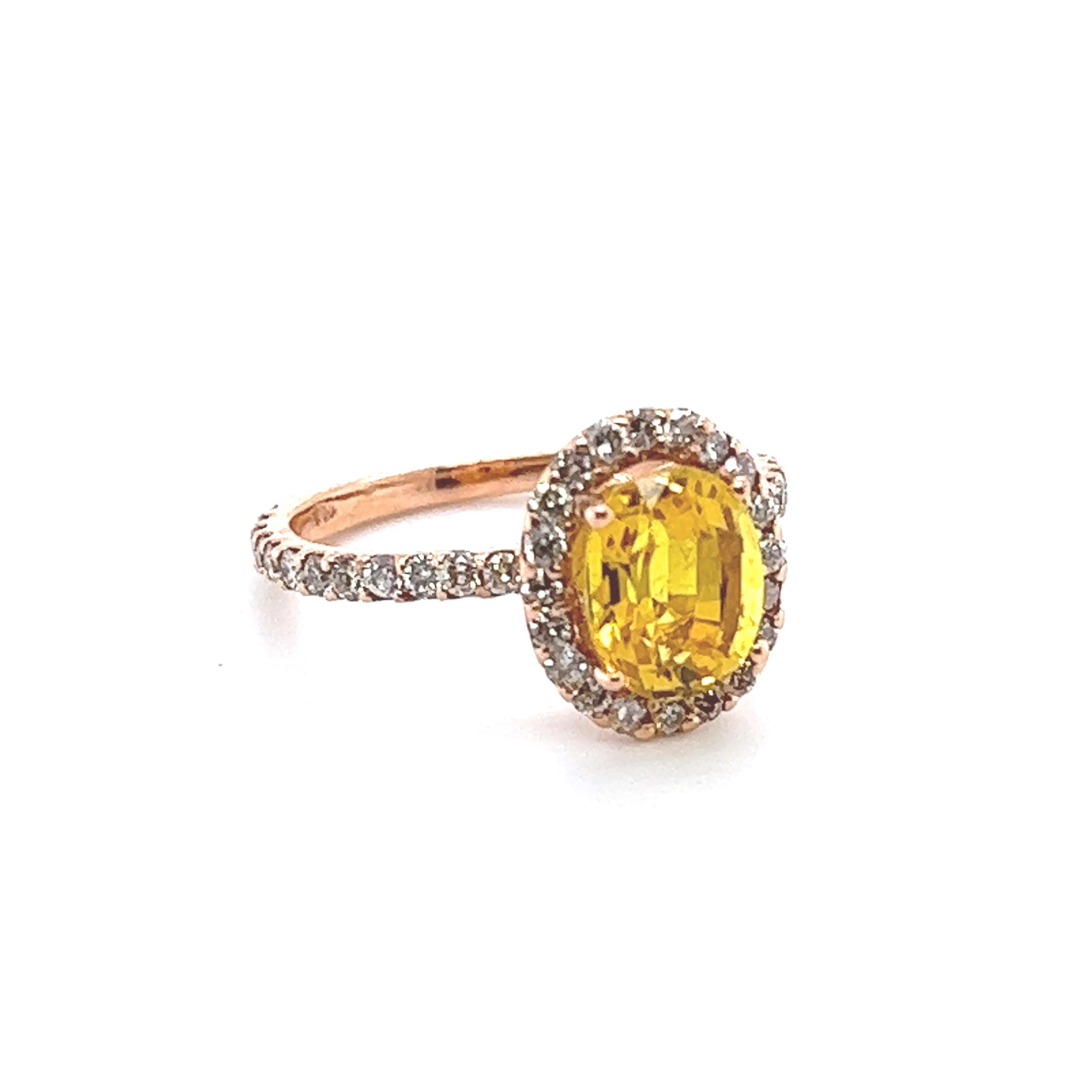 yellow sapphire halo ring