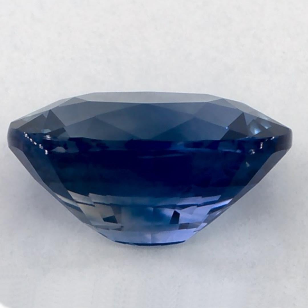 3.35 carati di zaffiro blu ovale sfuso In condizioni Nuovo in vendita a Fort Lee, NJ
