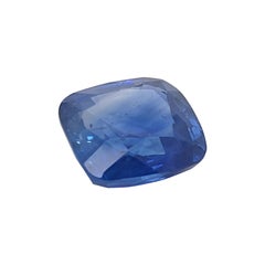 33,55ct Zaffiro naturale dello Sri Lanka a forma di cuscino senza calore certificato da GRS