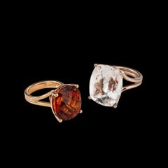 33.57 Carat Imperial Topaz Gold Ring by Wagner Preziosen