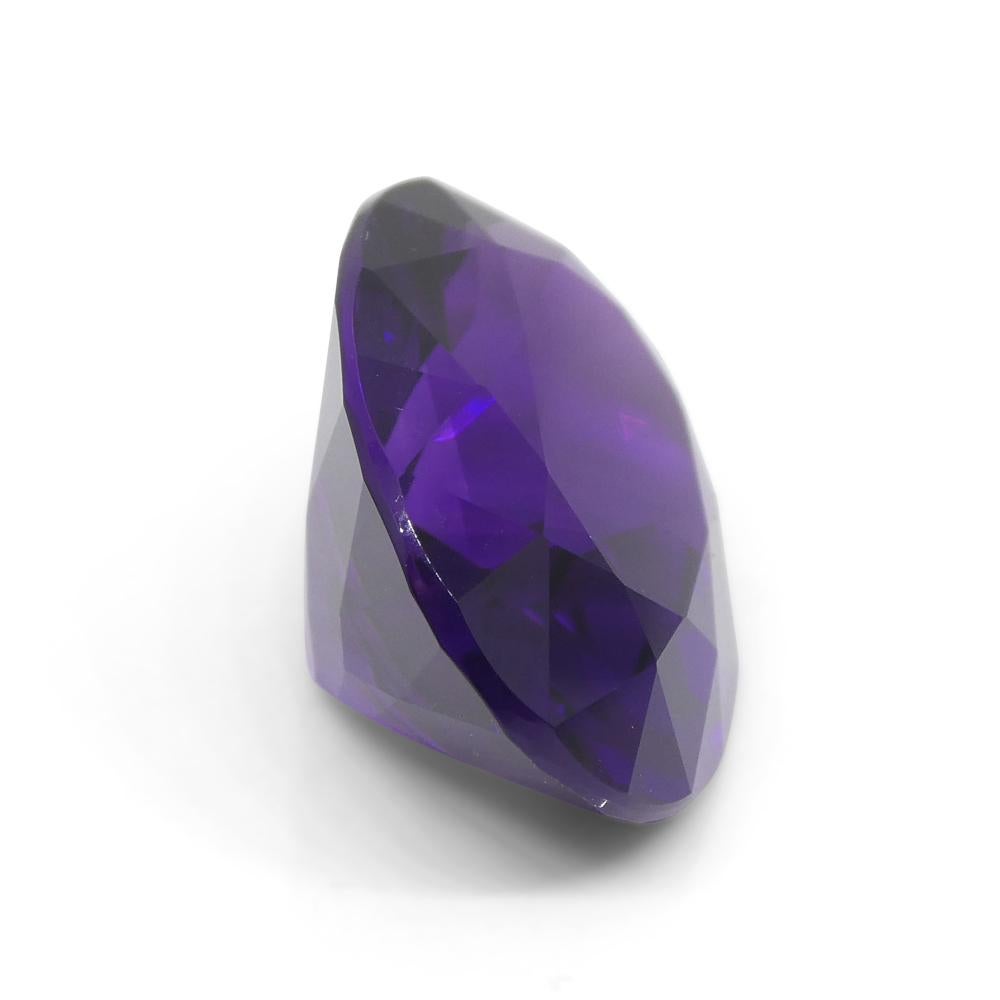 33.57ct Oval Purple Amethyst from Uruguay For Sale 6