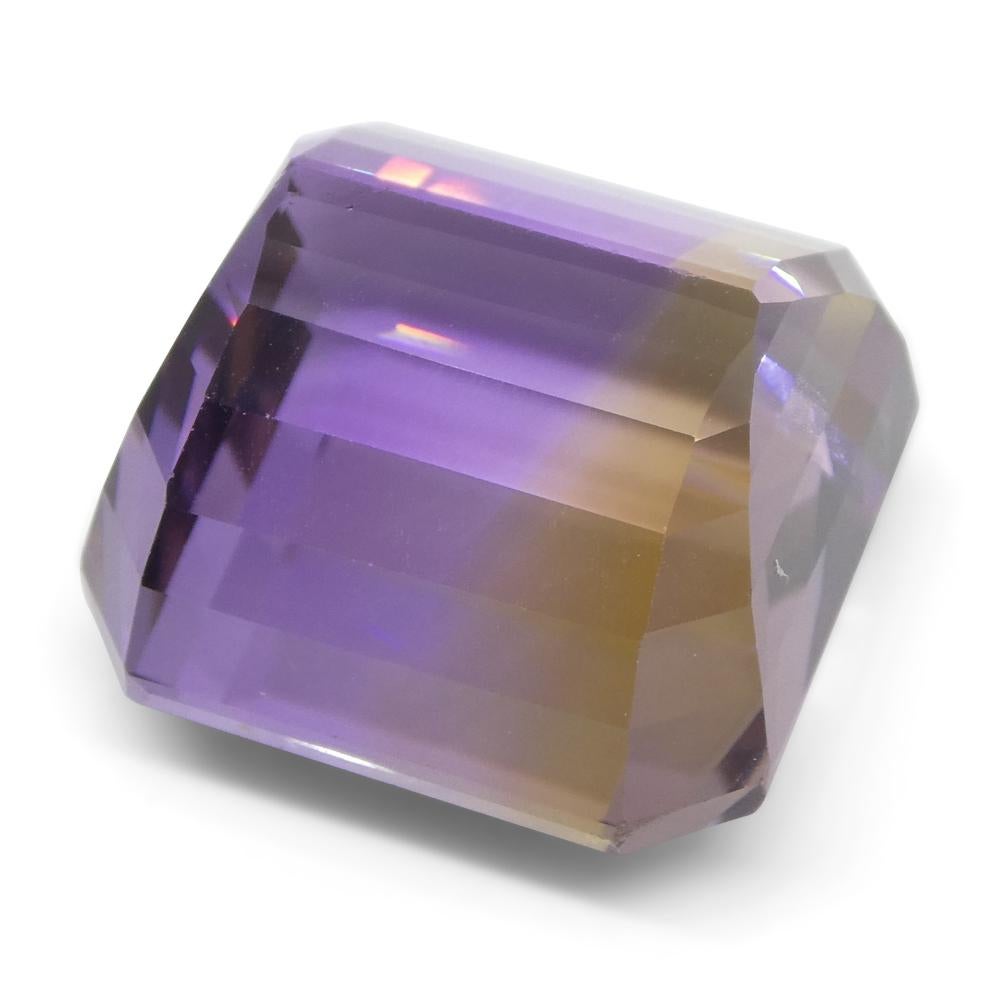 33.59 ct Square Ametrine In New Condition For Sale In Toronto, Ontario