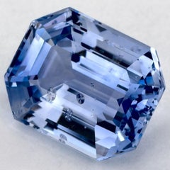 3.37 Ct Blue Sapphire Octagon Loose Gemstone