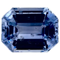 3.37 Ct Blue Sapphire Octagon Loose Gemstone
