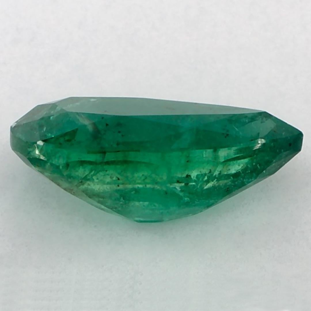 3.37 Ct Gemma smeraldo a pera sfusa In condizioni Nuovo in vendita a Fort Lee, NJ