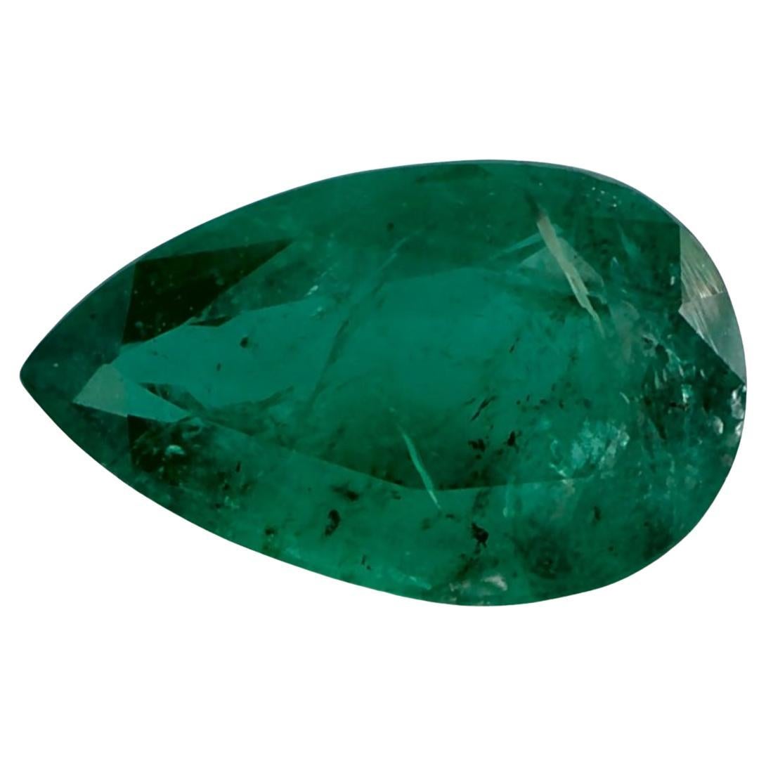 3.37 Ct Gemma smeraldo a pera sfusa