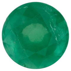 3.37 Ct Emerald Round Loose Gemstone
