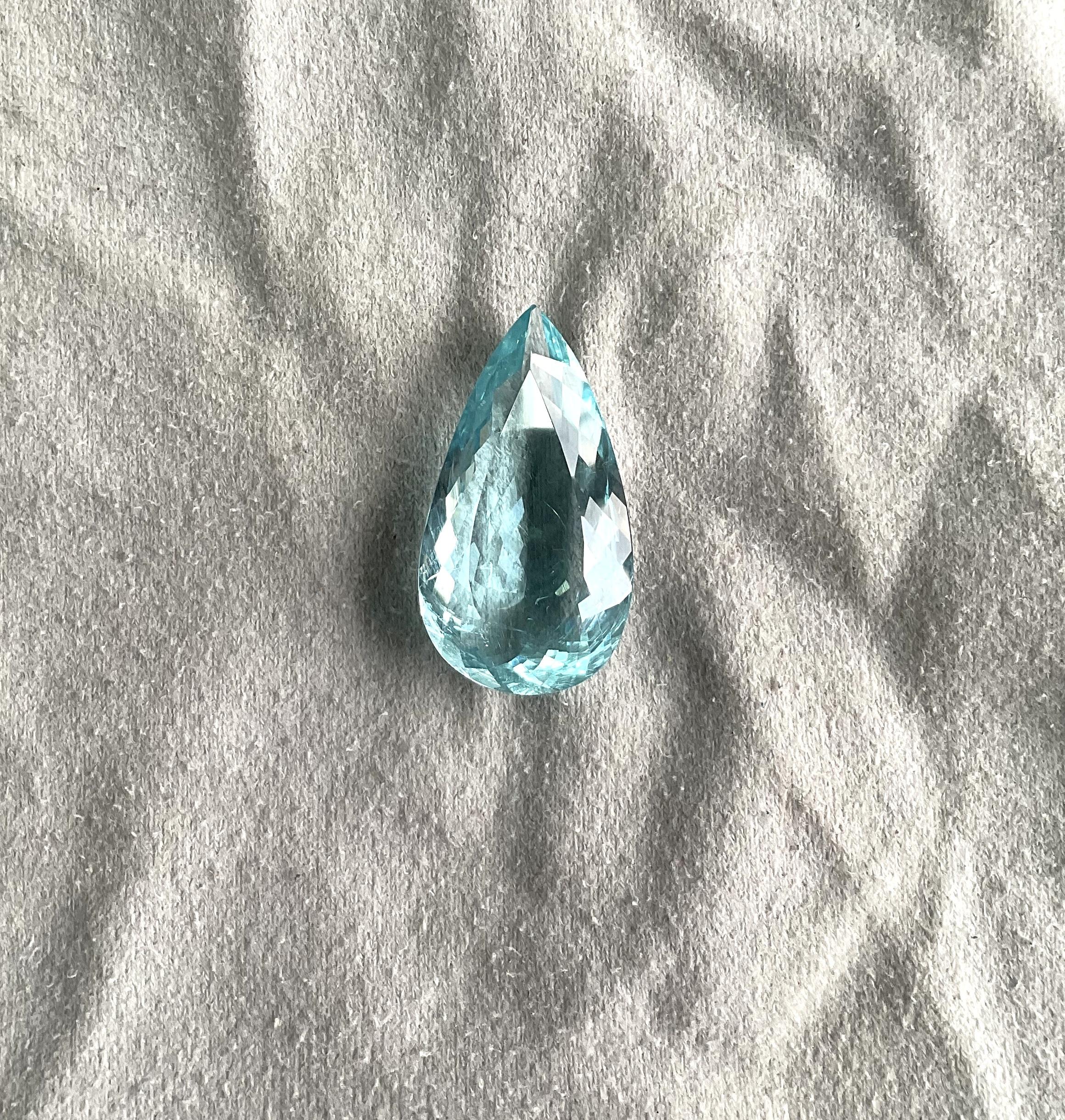 33.73 Carats Aquamarine Top Quality Pear Cut Stone For Jewelry Natural Gemstone

Gemstone - Aquamarine
Weight:  33.73 Carats
Size: 33.35x18.35x9.5 MM
Pieces: 1