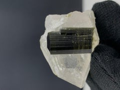 33.77 Gram Adorable Green Tourmaline Specimen From Stak Nala, Gilgit, Pakistan