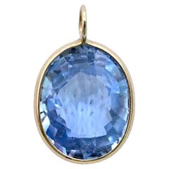 3.37ct Ceylon Sapphire Pendant