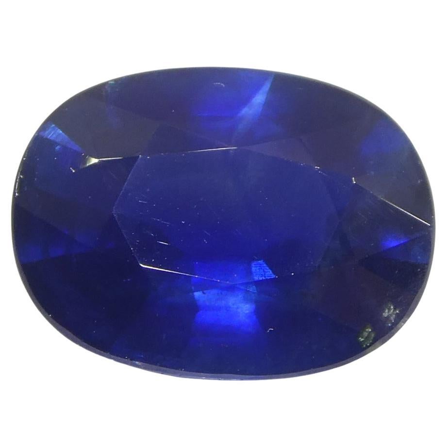 3.37ct Cushion Blue Sapphire GIA Certified Thailand