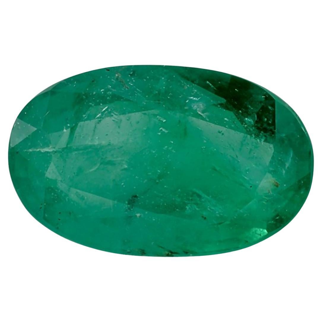 3.38 carati di smeraldo ovale sfuso