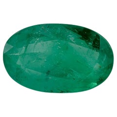 Gema suelta ovalada esmeralda de 3.38 qt