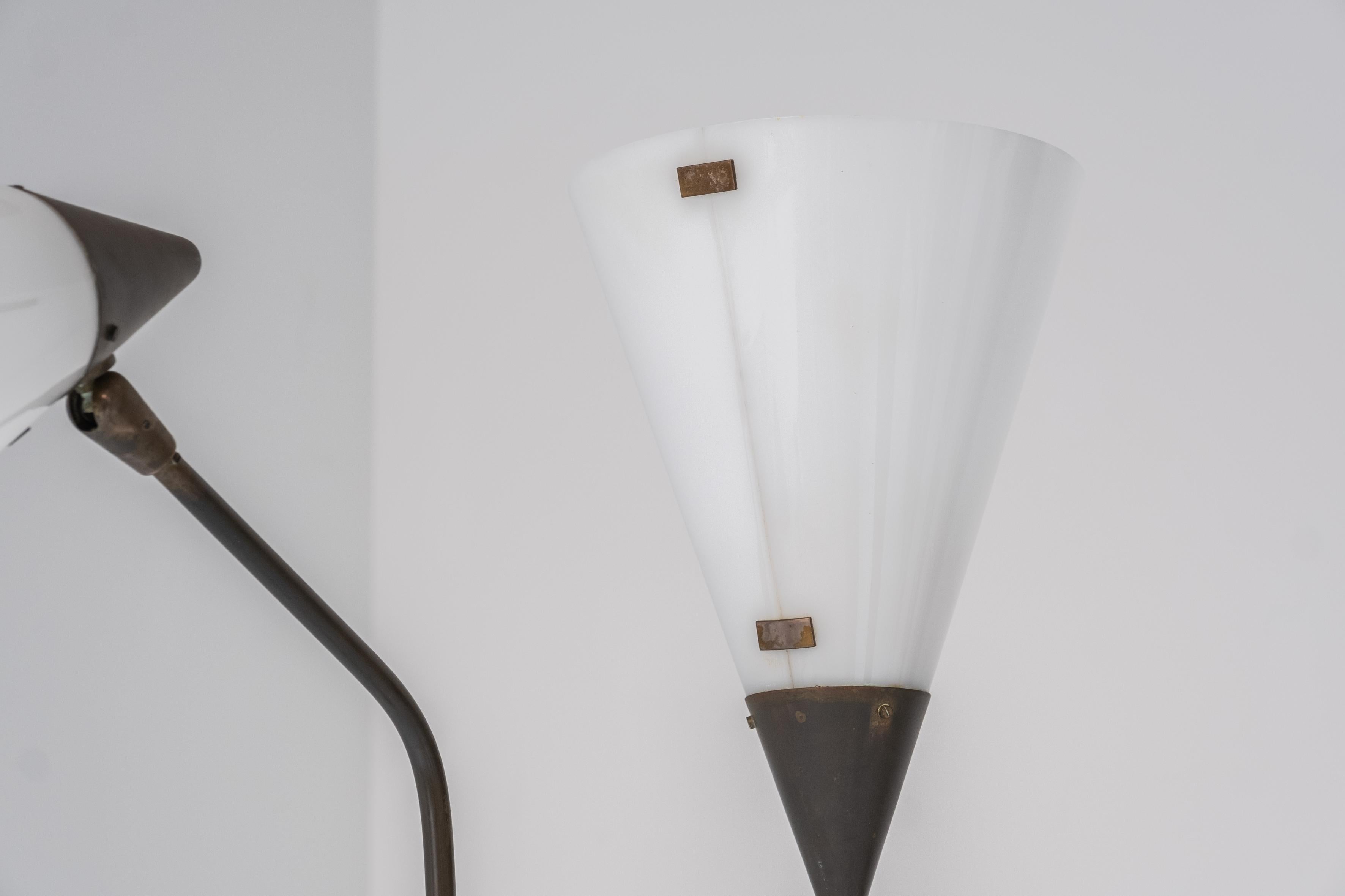 339-2 PX floor lamp by Angelo and Giuseppe Ostuni for Oluce, Italy 1952 For Sale 10