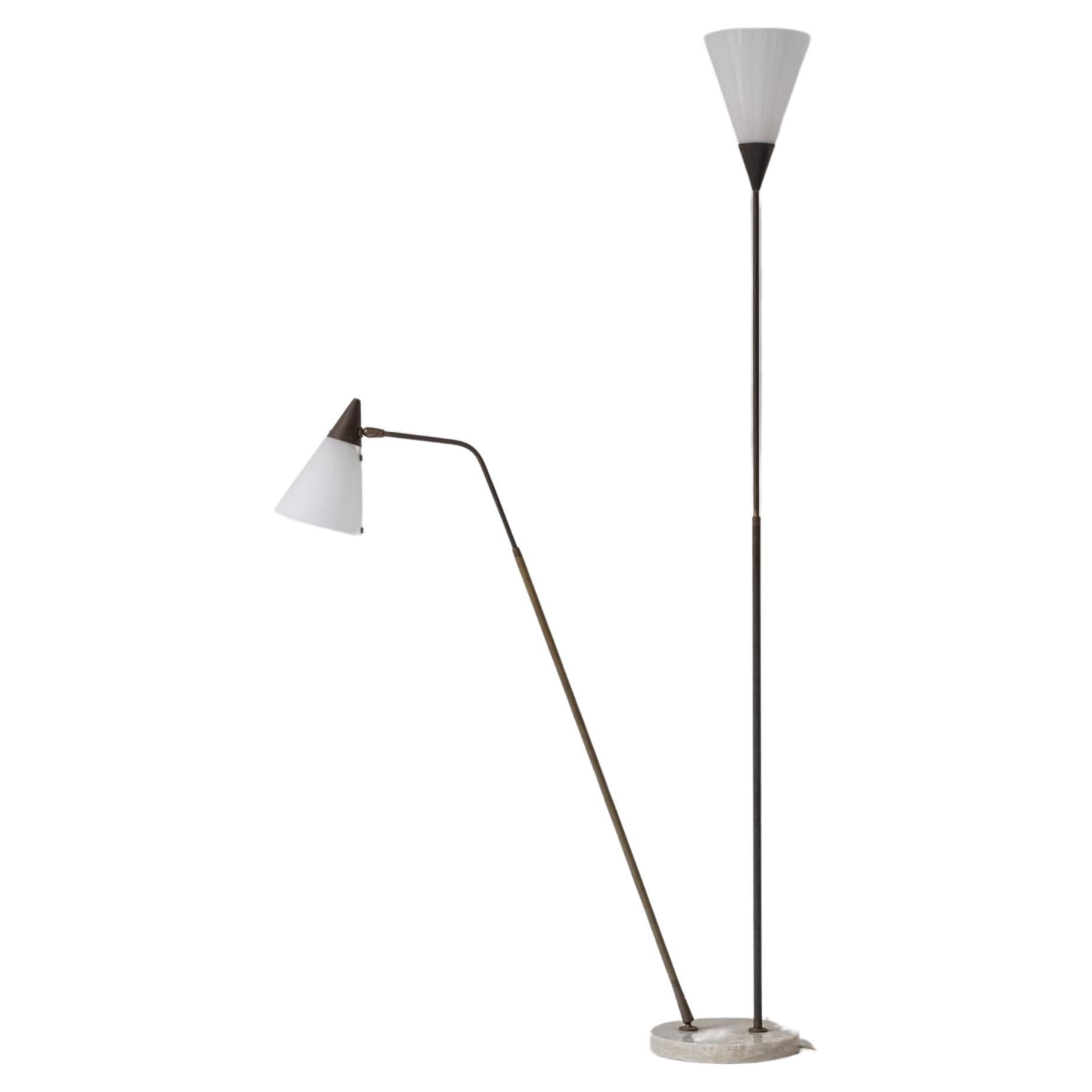 339-2 PX floor lamp by Angelo and Giuseppe Ostuni for Oluce, Italy 1952 For Sale