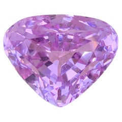 Kunzita rosa suelta natural de 33.95 quilates Piedra preciosa afgana talla corazón