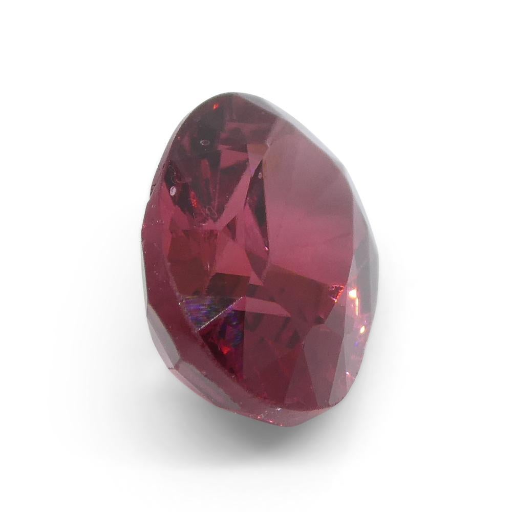 3.39 Carat Oval Red Spinel GIA Certified Mahenge, Tanzania Unheated For Sale 10