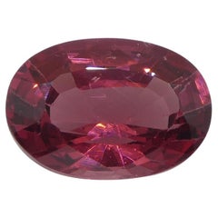 3.39 Carat Oval Red Spinel GIA Certified Mahenge, Tanzania Unheated