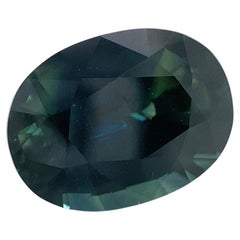 3.3ct Oval Teal Blue Sapphire from Australia Unheated