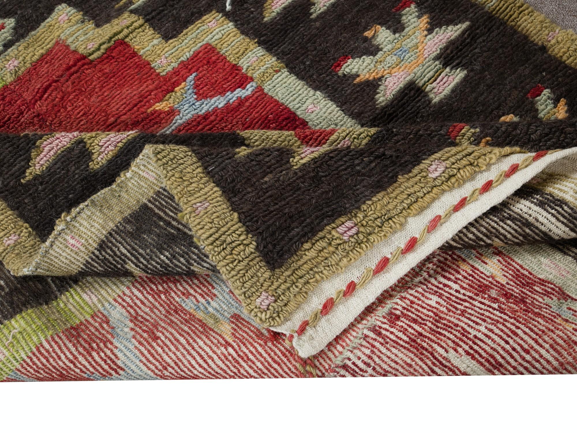 Tribal 3.3x4.2 Ft Small Handmade Rug, Vintage Turkish Prayer Rug, Decorative Prayer Mat For Sale