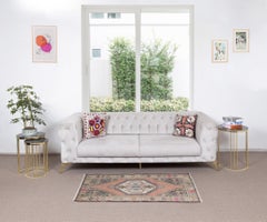 3.3x5.5 Ft Traditional Vintage Oriental Accent Rug, Handmade Tribal Wool Carpet