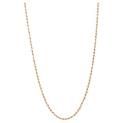 14 Karat Gold Rope Chain