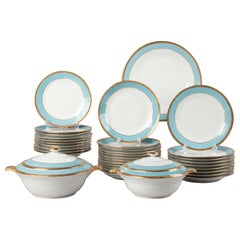 34-Piece Early 20th Century Porcelain Tableware by Limoges