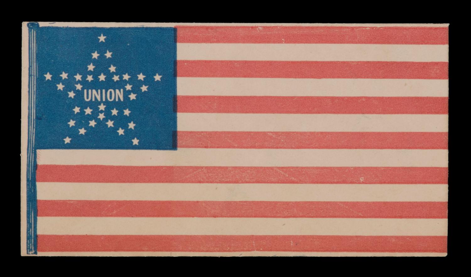 34 Star American Flag Cover with a Great Star Pattern In Good Condition In York County, PA