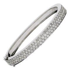Bracelet jonc en or 14 carats et diamants de 3,40 carats, Ben Dannie