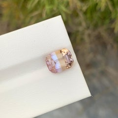 3.40 Carat Natural Loose Ametrine Cushion Shape Gem For Jewellery Making