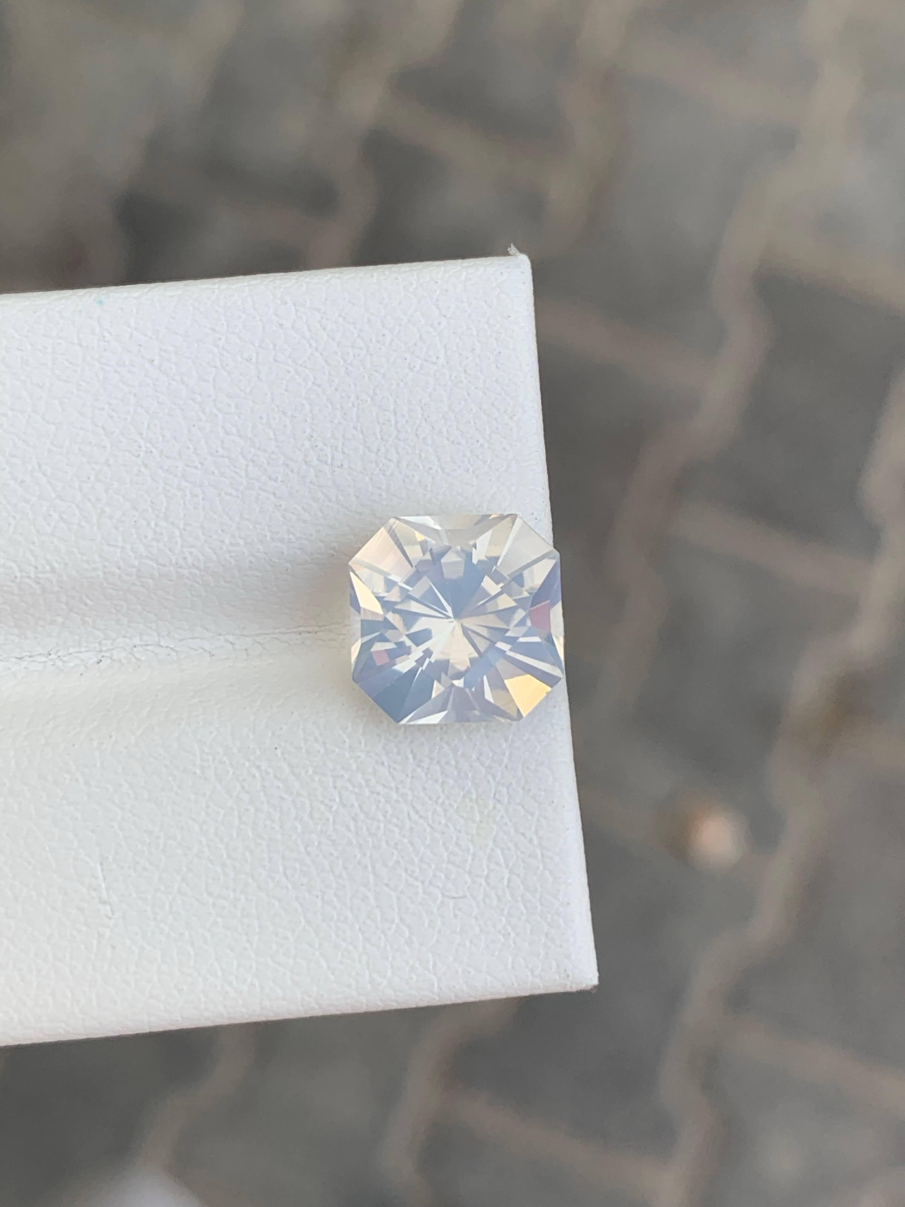 3,40 Karat Natürlicher Lose Facettierter Quarz Kissen Präzisionsschliff Afrikanischer Edelstein im Zustand „Neu“ im Angebot in Bangkok, TH